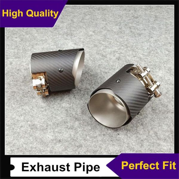 pcs outlet 89mm for m2 m3 m4 car styling matte carbon fiber exhaust pipe silver stainless steel muffler tips motorcycle system
pcs outlet 89mm for m2 m3 m4 car styling matte carbon fiber exhaust pipe silver stainless steel muffler tips motorcycle system