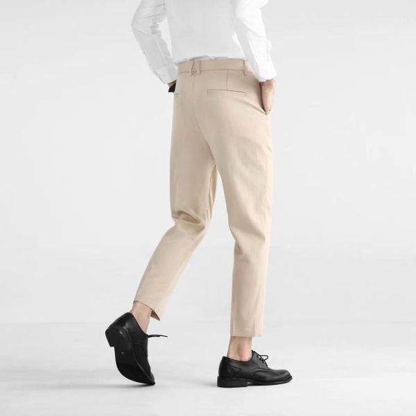 men's pants 2021 spring and summer all-match casual cotton slim thin trousers high-quality trendy brand, Black
men's pants 2021 spring and summer all-match casual cotton slim thin trousers high-quality trendy brand, Black