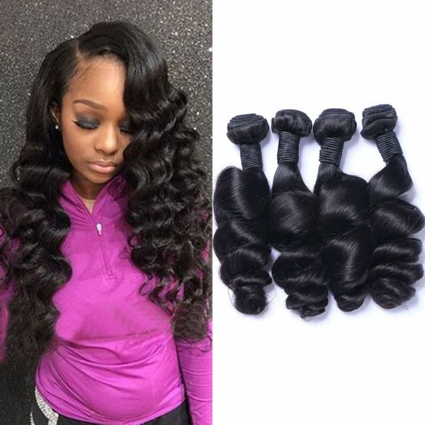 mongolian loose wave human hair bundles unprocessed natural black strong doble weave weft 3/4 pcs can be dyed
mongolian loose wave human hair bundles unprocessed natural black strong doble weave weft 3/4 pcs can be dyed