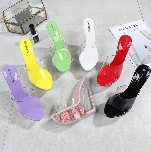 slippers women's shoes basic slipper 2021 fashion ladies transparent wedge female punk summer, Black
slippers women's shoes basic slipper 2021 fashion ladies transparent wedge female punk summer, Black