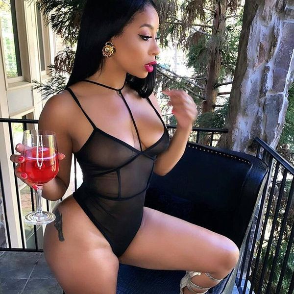 women's jumpsuits & rompers bkld bodysuit for women mesh sheer jumpsuit bodycon backless halter club sling v-neck transparent female, Black;white
women's jumpsuits & rompers bkld bodysuit for women mesh sheer jumpsuit bodycon backless halter club sling v-neck transparent female, Black;white