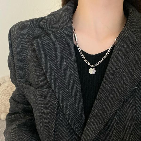 chains hip hop fashion special-interest design metal autumn and winter creative clavicle chain letter tag necklace for women, Silver
chains hip hop fashion special-interest design metal autumn and winter creative clavicle chain letter tag necklace for women, Silver