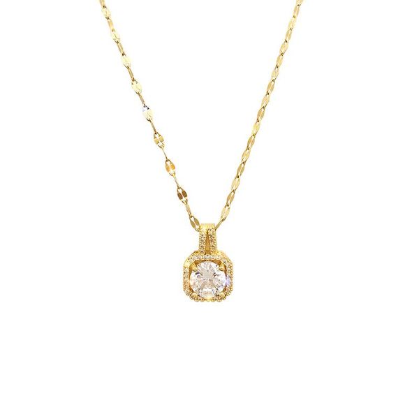 pendant necklaces 2021 trendy square crystal necklace chain for women accessories fashion jewellery, Silver
pendant necklaces 2021 trendy square crystal necklace chain for women accessories fashion jewellery, Silver