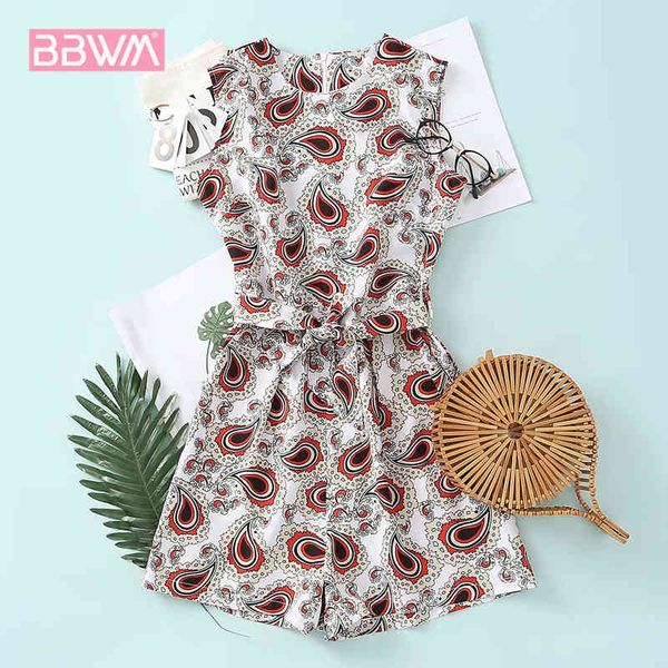 raindrop print sweet round neck sleeveless belt chic women's jumpsuit harajuku fresh high street leisure vacation female rompers 210507, Black;white
raindrop print sweet round neck sleeveless belt chic women's jumpsuit harajuku fresh high street leisure vacation female rompers 210507, Black;white
