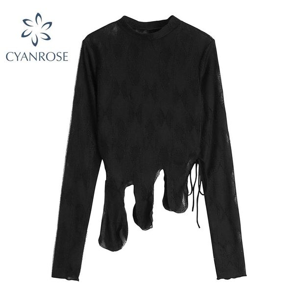 women's t-shirt irregular crop t shirt summer streetwear cotton chic shirts 2021 o neck long sleeve casual female tee, White
women's t-shirt irregular crop t shirt summer streetwear cotton chic shirts 2021 o neck long sleeve casual female tee, White