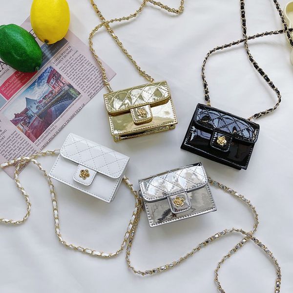 children's designer handbags spring/summer girls rhomboid chain wallet one shoudler bag cute kids flower casual crossbody bags purse f4, Black
children's designer handbags spring/summer girls rhomboid chain wallet one shoudler bag cute kids flower casual crossbody bags purse f4, Black