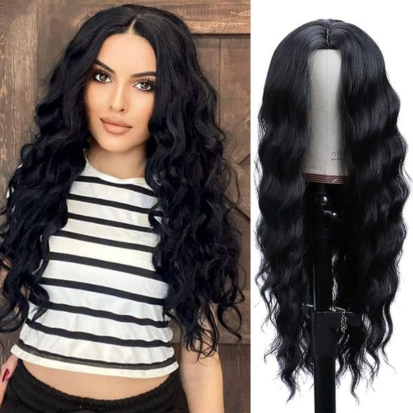 synthetic wigs long wavy for black women natural body wave wig looking heat resistant full
synthetic wigs long wavy for black women natural body wave wig looking heat resistant full