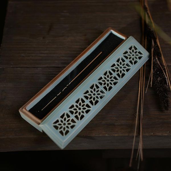 sachet bags hollow incense burners ceramic lying stick holder household ceremony indoor bedroom offering
sachet bags hollow incense burners ceramic lying stick holder household ceremony indoor bedroom offering