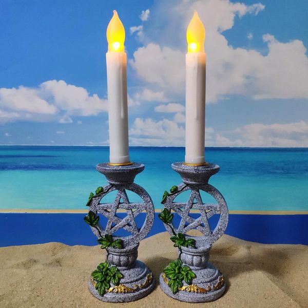 candle holders 2pcs candlestick pentagram symbol of the womb underworld shooting props family decorations home deco
candle holders 2pcs candlestick pentagram symbol of the womb underworld shooting props family decorations home deco