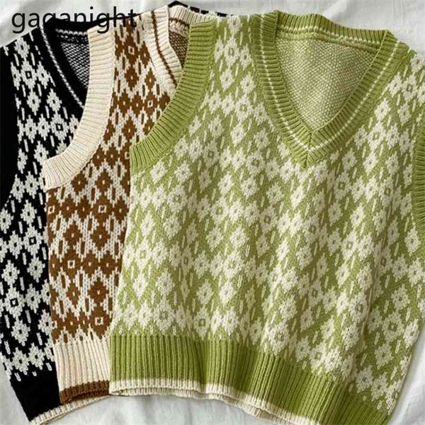 vintage argyle spliced sweater vest women v-neck casual pullover knitted waistcoat sleeveless chic 210601, Black;white
vintage argyle spliced sweater vest women v-neck casual pullover knitted waistcoat sleeveless chic 210601, Black;white