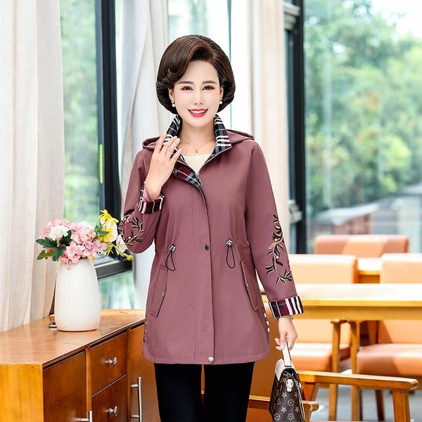 women's trench coats plus size 5xl hooded coat women spring embroidery outerwear casual female cotton windbreaker windproof, Tan;black
women's trench coats plus size 5xl hooded coat women spring embroidery outerwear casual female cotton windbreaker windproof, Tan;black