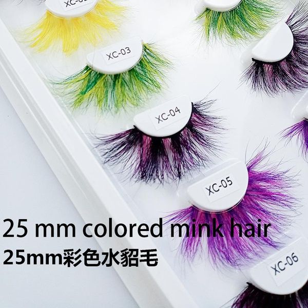 false eyelashes colored mink 25mm lashes fluffy messy 3d dramatic long natural makeup stage fake
false eyelashes colored mink 25mm lashes fluffy messy 3d dramatic long natural makeup stage fake