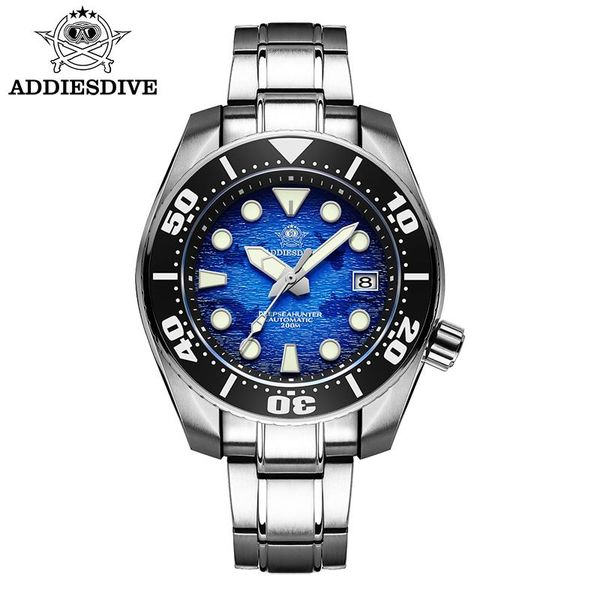 wristwatches addies dive men's stainless steel watch dark blue dial bgw9 luminous sapphire crystal 200m diving nh35 automatic watches, Slivery;brown
wristwatches addies dive men's stainless steel watch dark blue dial bgw9 luminous sapphire crystal 200m diving nh35 automatic watches, Slivery;brown