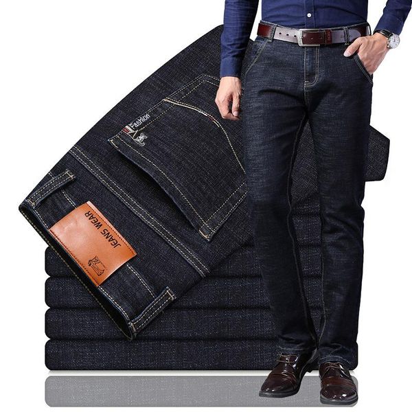 men's jeans gentlemen slim fit broek classic denim mode business smart casual rights long blue
men's jeans gentlemen slim fit broek classic denim mode business smart casual rights long blue