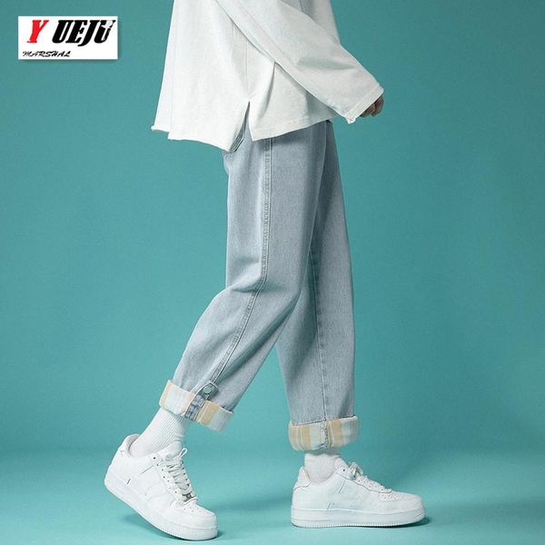 men's jeans mens 2021 vintage straight pants korean fashoins harem blue harajuku baggy belt wide leg denim loose
men's jeans mens 2021 vintage straight pants korean fashoins harem blue harajuku baggy belt wide leg denim loose