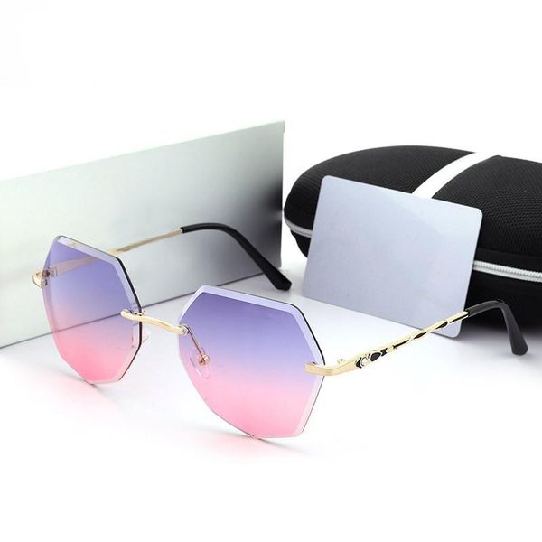 sunglasses 2021 fashion women designer rimless ocean lens vintage shades metal frame eyewear, White;black
sunglasses 2021 fashion women designer rimless ocean lens vintage shades metal frame eyewear, White;black