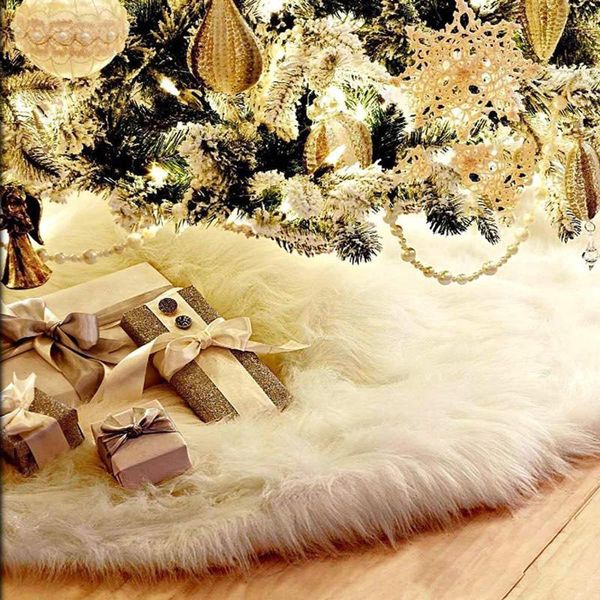 christmas decorations 122cm/90cm/78cm tree skirt plush toy decoration merry party