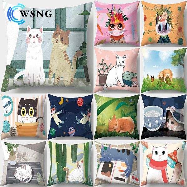 cushion/decorative pillow cute cartoon cat pattern decorative cushion pillowcase plush cover throw living room sofa
cushion/decorative pillow cute cartoon cat pattern decorative cushion pillowcase plush cover throw living room sofa