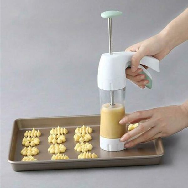 cookie press kit cookie maker kit biscuit press making gun with 12 discs cake baking tools mold dessert decoration drop shipping
cookie press kit cookie maker kit biscuit press making gun with 12 discs cake baking tools mold dessert decoration drop shipping