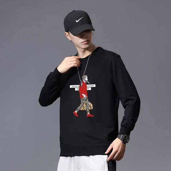 spring men's print villain small fresh casual long-sleeved loose round neck bottoming shirt cotton hoodies & sweatshirts, Black
spring men's print villain small fresh casual long-sleeved loose round neck bottoming shirt cotton hoodies & sweatshirts, Black
