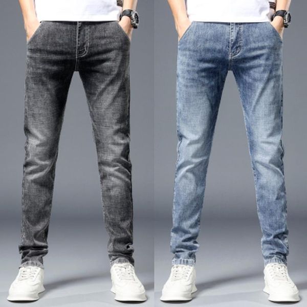 men's jeans spring and summer quality classic stretch slim-fit trousers 2021 men fashion, Blue
men's jeans spring and summer quality classic stretch slim-fit trousers 2021 men fashion, Blue