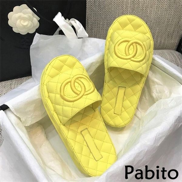 official website 70% off outlet summer women's slippers luxury brand leather designer slides bread platform open-toed thick sole, Black
official website 70% off outlet summer women's slippers luxury brand leather designer slides bread platform open-toed thick sole, Black