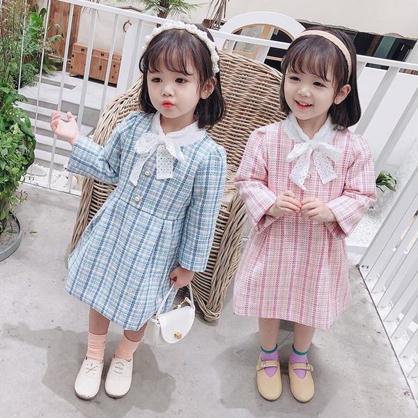 girl's dresses 2021 children fashion spring dress costumes long sleeve lace bow vestidos clothing design casual for girls, Red;yellow
girl's dresses 2021 children fashion spring dress costumes long sleeve lace bow vestidos clothing design casual for girls, Red;yellow