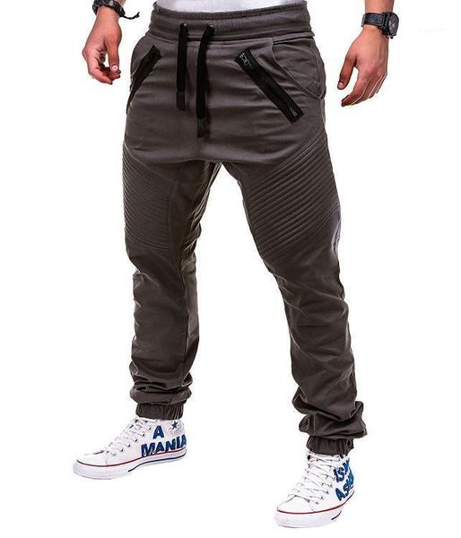 men's pants casual fashion and ankle tether elastic mid-waist sports loose hip-hop jogging double zipper open crotch, Black
men's pants casual fashion and ankle tether elastic mid-waist sports loose hip-hop jogging double zipper open crotch, Black