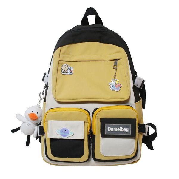backpack patchwork color nylon women multi-pocket rucksack female travel bag book schoolbag for teenage girl boys satchel
backpack patchwork color nylon women multi-pocket rucksack female travel bag book schoolbag for teenage girl boys satchel