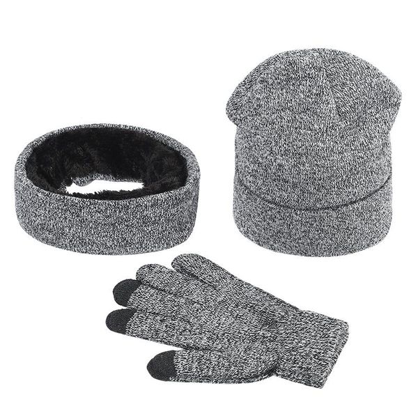 hats, scarves & gloves sets 2021 autumn and winter hat scarf three-piece suit outdoor travel leisure windproof warm solid color, Blue;gray
hats, scarves & gloves sets 2021 autumn and winter hat scarf three-piece suit outdoor travel leisure windproof warm solid color, Blue;gray