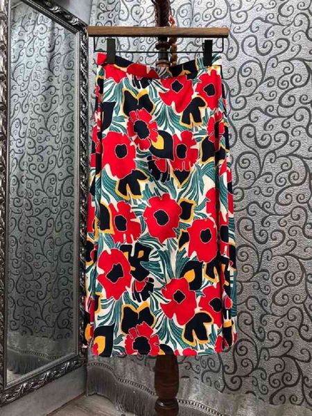 skirts autumn fashion skirts women red floral green leaves print buttons front midi casual basic skirts clothings, Black
skirts autumn fashion skirts women red floral green leaves print buttons front midi casual basic skirts clothings, Black
