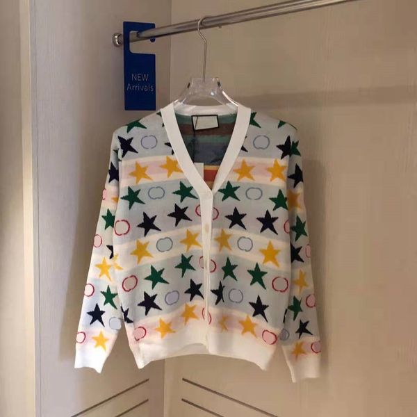 high version 2021 autumn new star letter jacquard simple youth leisure slim couple cardigan, White;black
high version 2021 autumn new star letter jacquard simple youth leisure slim couple cardigan, White;black