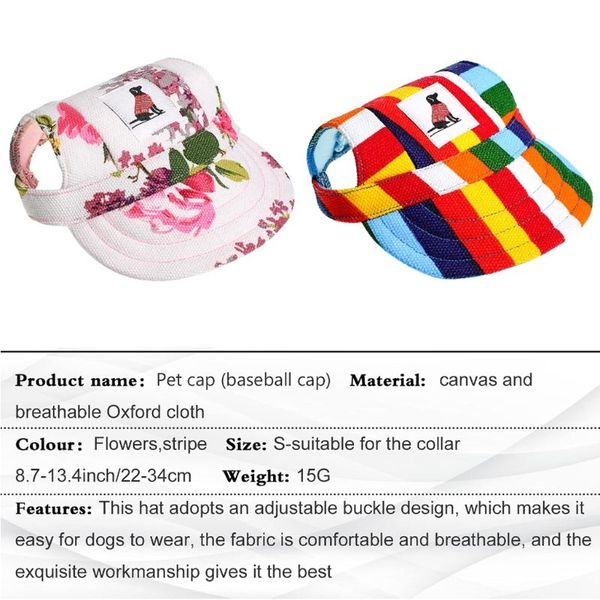 dog apparel q1fd pet hats with adjustable chin strap for small dogs sports baseball travel sun puppy hat
dog apparel q1fd pet hats with adjustable chin strap for small dogs sports baseball travel sun puppy hat