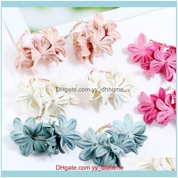 jewelryeuropean bohemian aessories real solid flower hoop earrings for women sweet cute big circle gold jewelry & hie drop delivery 2021 d7d, Golden;silver
jewelryeuropean bohemian aessories real solid flower hoop earrings for women sweet cute big circle gold jewelry & hie drop delivery 2021 d7d, Golden;silver