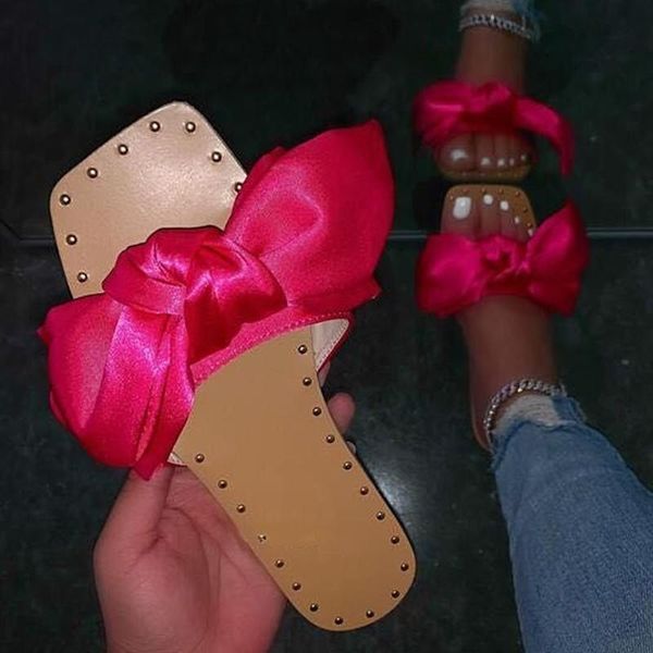 slippers women spring / autumn outside beach walk casual flat sandals bow rivets shoes for flip flop platform pu, Black
slippers women spring / autumn outside beach walk casual flat sandals bow rivets shoes for flip flop platform pu, Black
