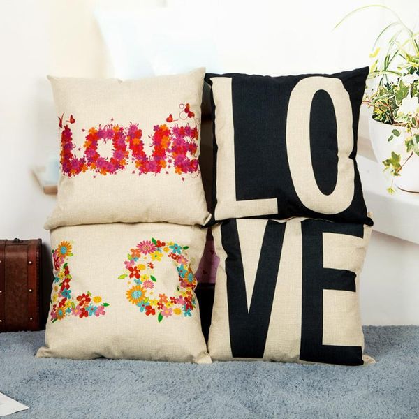 love flower letter printed cotton linen sofa cushion cover 45x45cm/17.7x17.7'' throw decorative home car seat pillow case cushion/
love flower letter printed cotton linen sofa cushion cover 45x45cm/17.7x17.7'' throw decorative home car seat pillow case cushion/