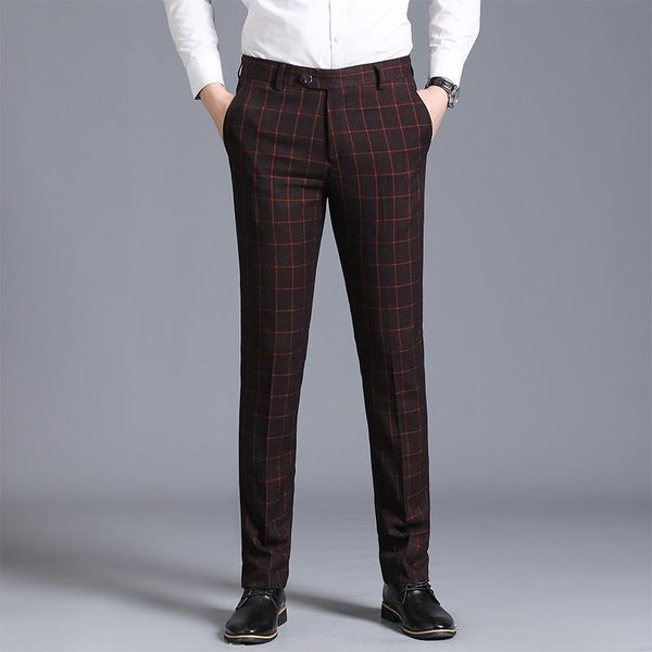 men's suits & blazers 2021 autumn winter fashion plaid suit pants korean business casual loose straight stretch trousers male brand red, White;black
men's suits & blazers 2021 autumn winter fashion plaid suit pants korean business casual loose straight stretch trousers male brand red, White;black