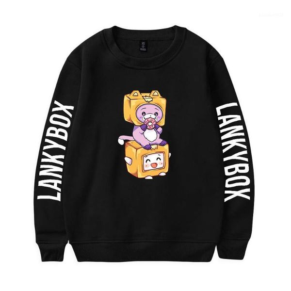 men's hoodies & sweatshirts lankybox moda imprime o-pescoo feminino/masculino manga longa venda quente casual streetwear roupas, Black
men's hoodies & sweatshirts lankybox moda imprime o-pescoo feminino/masculino manga longa venda quente casual streetwear roupas, Black