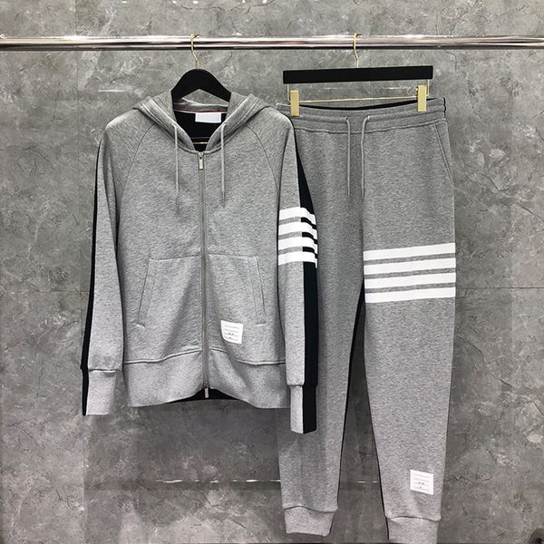 hoodies dongguan daizhiying tb front back zipper sweater set, Black 
hoodies dongguan daizhiying tb front back zipper sweater set, Black