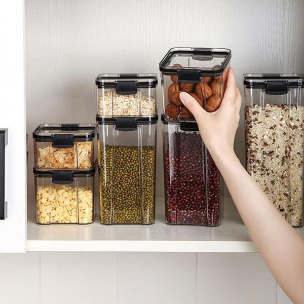 4pcs stackable acryl storage container plastic kitchen noodle box multigrain tank transparent sealed quality bottles & jars
4pcs stackable acryl storage container plastic kitchen noodle box multigrain tank transparent sealed quality bottles & jars