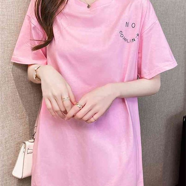 fashion o collar creativity women casual short sleeve tees summer woman drilling loose t-shirt women white 210507
fashion o collar creativity women casual short sleeve tees summer woman drilling loose t-shirt women white 210507