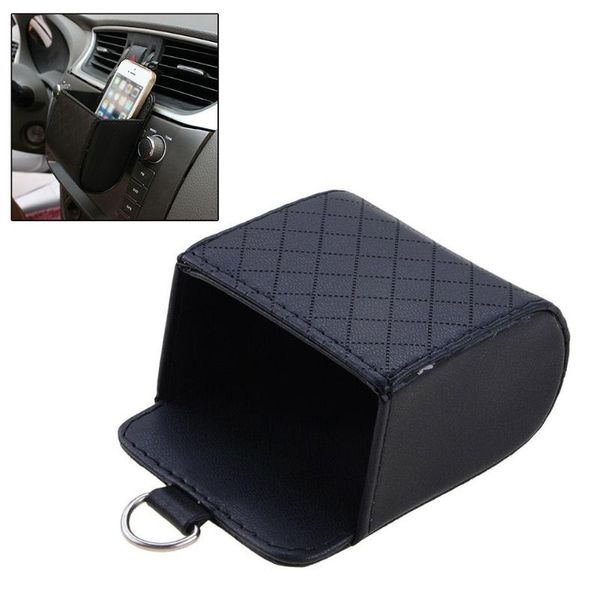 car organizer 1 pcs storage bag air vent black holder pu leather phone case pocket 
car organizer 1 pcs storage bag air vent black holder pu leather phone case pocket