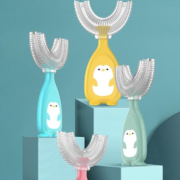 party favor baby toothbrush children 360 degree u-shaped child color soft silicone kids brush teeth oral care cleaning
party favor baby toothbrush children 360 degree u-shaped child color soft silicone kids brush teeth oral care cleaning