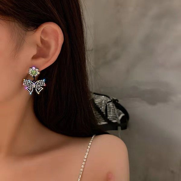 bows flower drop earrings women wedding crystal black fashion dangle vintage earrings for christmas gifts jewelry, Silver
bows flower drop earrings women wedding crystal black fashion dangle vintage earrings for christmas gifts jewelry, Silver