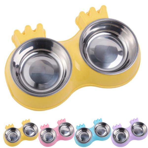stainless steel double pet bowls for dog puppy cats slip-proof detachable water feeder pets supplies feeding dishes bowl cat & feeders
stainless steel double pet bowls for dog puppy cats slip-proof detachable water feeder pets supplies feeding dishes bowl cat & feeders