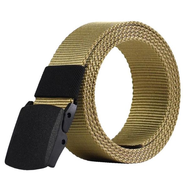 men outdoor canvas belt hiking camping safety waist support hunting sports wearable breathable tactical belts, Black;brown
men outdoor canvas belt hiking camping safety waist support hunting sports wearable breathable tactical belts, Black;brown