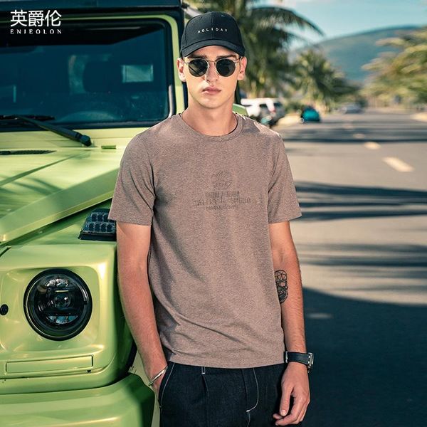 men's t-shirts enjeolon short sleeve t-shirt casual print o-neck tshirts 2021 summer male simplicity tee t8779, White;black
men's t-shirts enjeolon short sleeve t-shirt casual print o-neck tshirts 2021 summer male simplicity tee t8779, White;black