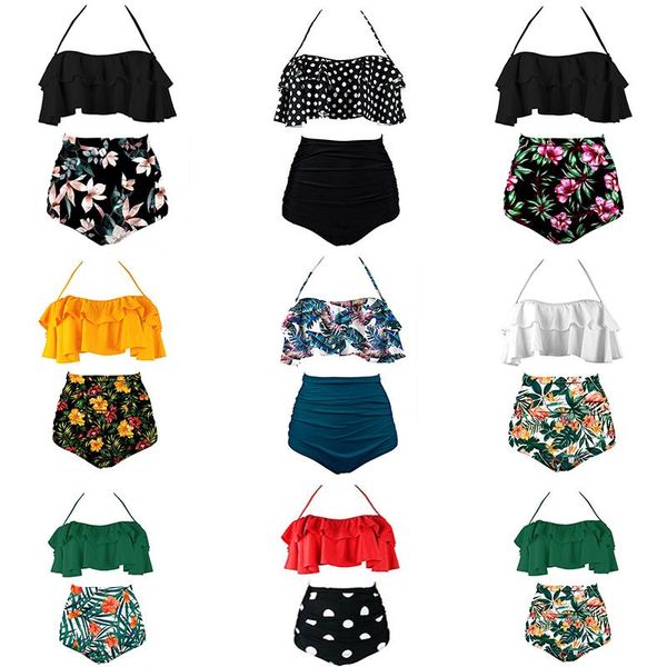 bikinis women swimsuit high waist bathing suit plus size swimwear push up bikini set vintage beach wear biquini one-piece suits
bikinis women swimsuit high waist bathing suit plus size swimwear push up bikini set vintage beach wear biquini one-piece suits