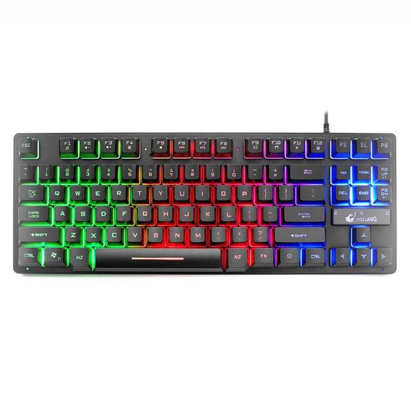 wired game keyboard 87keys w/ retro-illuminated led waterproof ergonomic gaming mechanical for deskkeyboards
wired game keyboard 87keys w/ retro-illuminated led waterproof ergonomic gaming mechanical for deskkeyboards