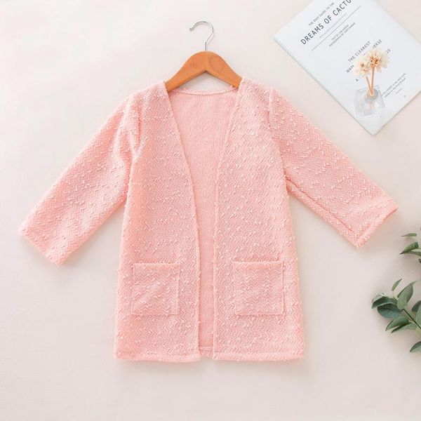 jackets spring autumn kids girls cardigan open front long sleeve knit sweater jacket outwears with pockets 3-12 years children coat, Blue;gray
jackets spring autumn kids girls cardigan open front long sleeve knit sweater jacket outwears with pockets 3-12 years children coat, Blue;gray